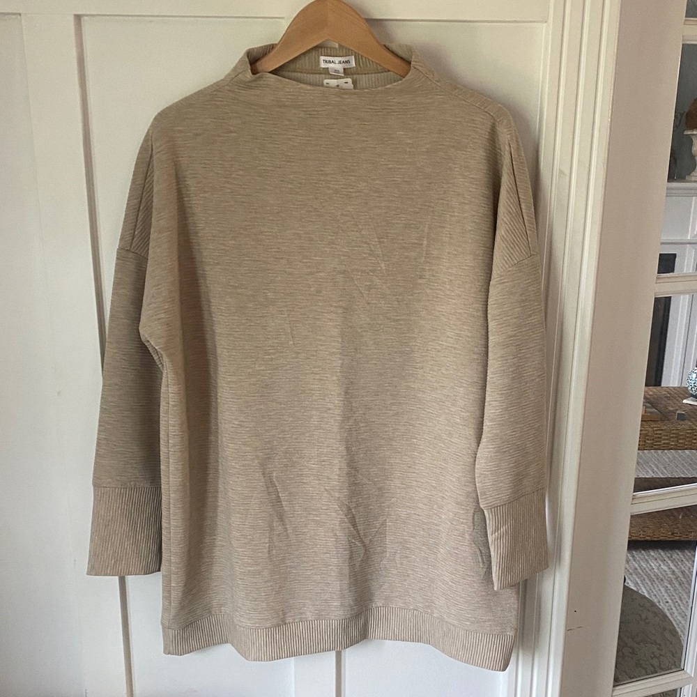 Tribal Jeans Carmel Cowl Neck Sweater